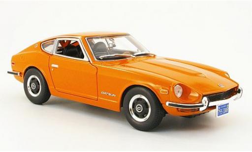 Datsun 240Z 1/18 Maisto orange 1971 modellino in miniatura