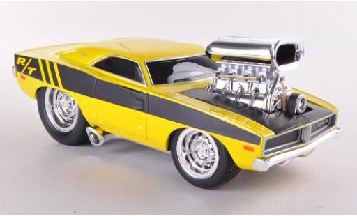 Dodge Charger 1/24 Maisto R/T giallo/nero 1969 modellino in miniatura