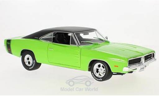 Dodge Charger 1969 1/18 Maisto R/T verde/nero 1969 modellino in miniatura