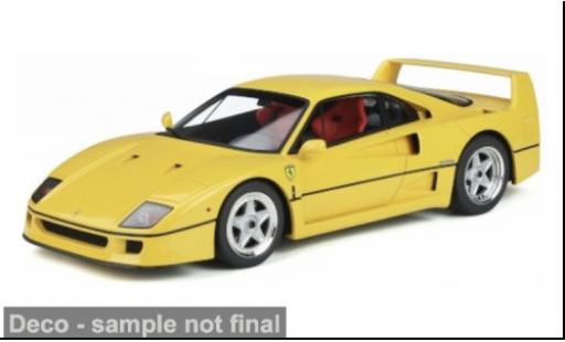 Ferrari F40 1/64 Maisto gelb 1995 1:64 modellino in miniatura
