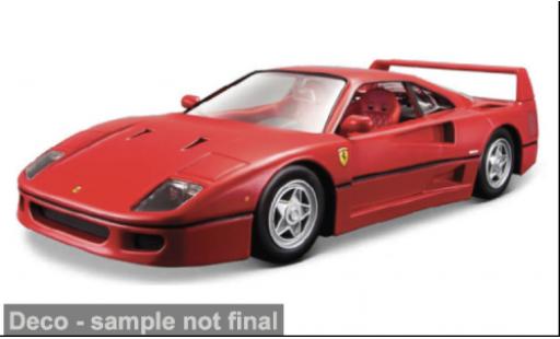 Ferrari F40 1/64 Maisto rot 1995 1:64 modellino in miniatura