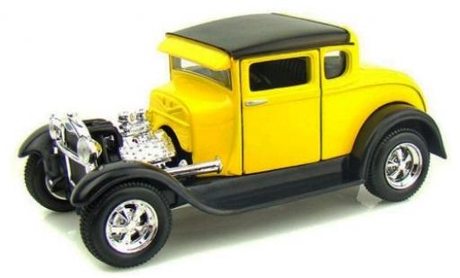 Ford Model A 1/24 Maisto Hot Rod giallo/nero 1929 modellino in miniatura