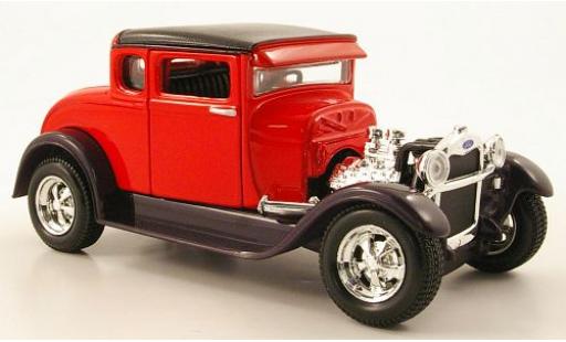 Ford Model A 1/24 Maisto Hot Rod rosso/nero 1929 sans Vitrine modellino in miniatura