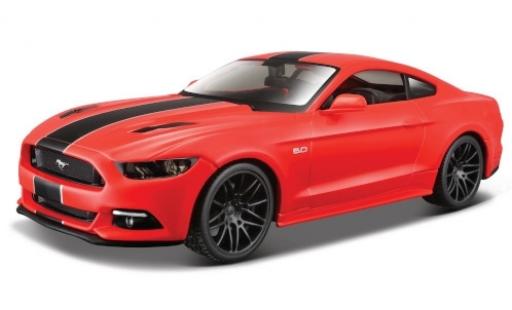 Ford Mustang 1/24 Maisto GT rosso/nero 2015 modellino in miniatura