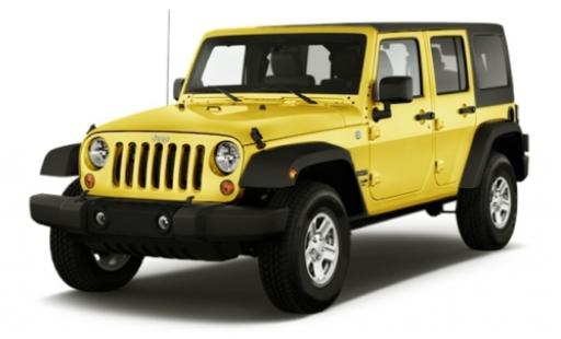 Jeep Wrangler 1/24 Maisto Limited giallo 2015 modellino in miniatura