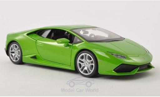 Lamborghini Huracan 1/24 Maisto LP 610-4 verde 2014 modellino in miniatura