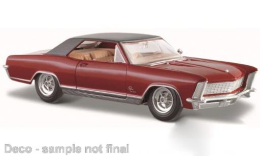 Buick Riviera 1/24 Maisto rosso/nero 1965 modellino in miniatura