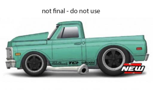 Chevrolet C-10 1/64 Maisto turchese 1972 modellino in miniatura