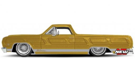 Chevrolet El Camino 1/24 Maisto Lowrider doré/Décorer 1965 modellino in miniatura