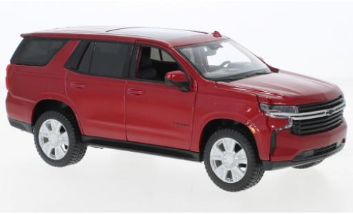 Chevrolet Tahoe 1/24 Maisto metallise rosso 2021 modellino in miniatura