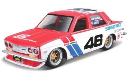 Datsun 510 1/24 Maisto BRE No.46 Simoniz modellino in miniatura
