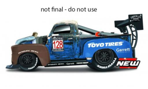 Ford F-1 1/64 Maisto 00 Pick Up blu/marroneee Chuckles Garage Old Smokey 1949 modellino in miniatura