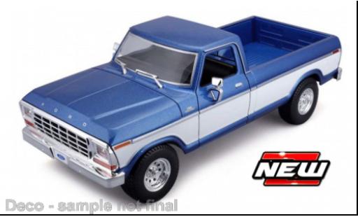 Ford F-1 1/18 Maisto 50 blu/bianco 1979 modellino in miniatura