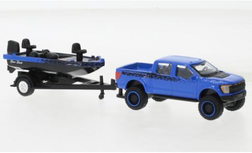 Ford F-1 1/64 Maisto 50 SVT Raptor blu/nero 2021 modellino in miniatura