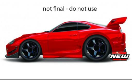 Toyota Supra 1/64 Maisto MK4 (A80) rosso/nero 1995 modellino in miniatura