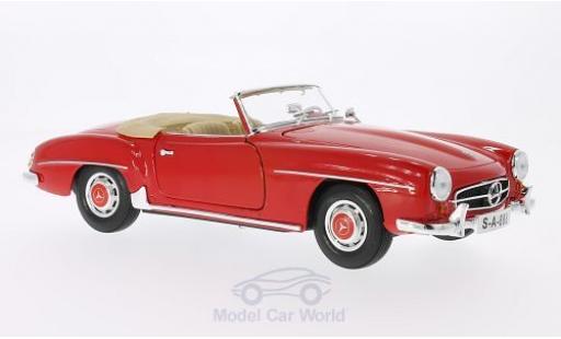 Mercedes 190 SL 1/18 Maisto SL rosso 1955 modellino in miniatura