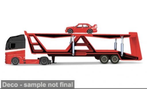 Mercedes Actros 1/64 Maisto 1851 rot/schwarz 1:64 modellino in miniatura
