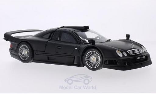 Mercedes CLK GTR 1/18 Maisto GTR matt-nero Street Version modellino in miniatura
