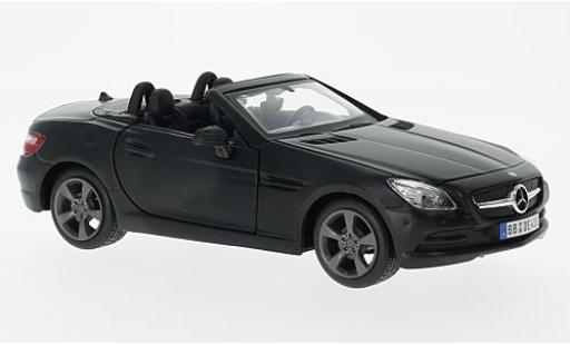 Mercedes Classe SLK 1/24 Maisto SLK-Klasse (R172) matt-nero 2011 modellino in miniatura