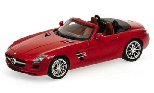 Mercedes SLS 1/24 Maisto AMG Roadster rosso 2010 modellino in miniatura