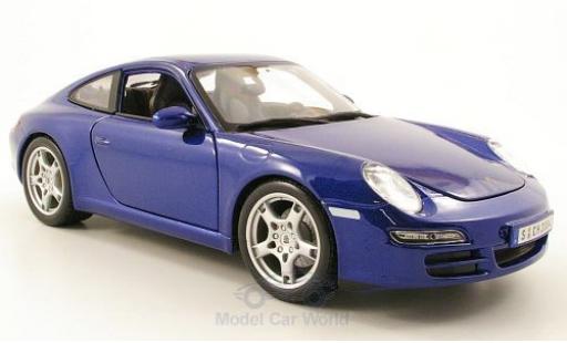 Porsche 997 S 1/18 Maisto 911 Carrera S () metallico blu modellino in miniatura