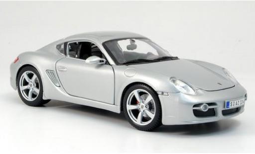Porsche Cayman S 1/18 Maisto S grigio sans Vitrine modellino in miniatura