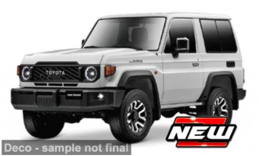Toyota Land Cruiser 1/43 Maisto 70 weiss 1:43 modellino in miniatura