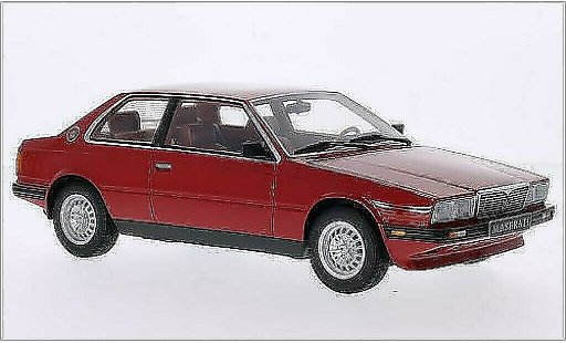 Maserati Biturbo Coupe 1/18 Minichamps rosso 1982 modellini auto