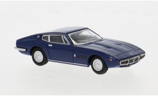 Maserati Ghibli 1/87 Minichamps blau 1969 1:87 modellino in miniatura