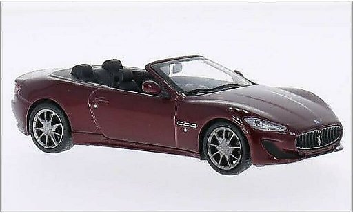 Maserati GranCabrio Sport 1/43 WhiteBox Sport rosso 2013 modellini auto