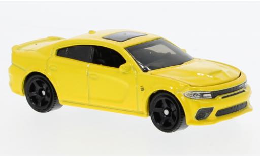 Dodge Charger 1/64 Matchbox SRT Hellcat metallise gelb 2020 1:64 modellino in miniatura
