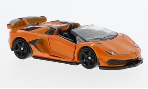 Lamborghini Aventador 1/64 Matchbox SVJ Roadster metallise orange 2019 1:64 modellino in miniatura