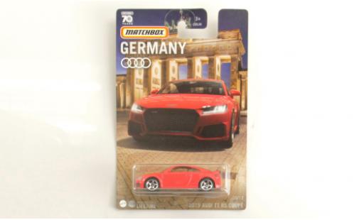 Audi TT 1/64 Matchbox RS Coupe rosso modellino in miniatura