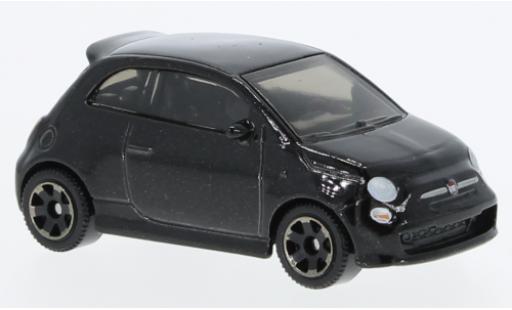 Fiat 500 1/64 Matchbox Turbo nero 2019 modellino in miniatura