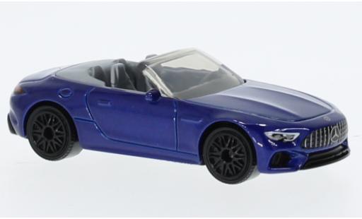 Mercedes Classe SL 1/64 Matchbox SL63 blu modellino in miniatura