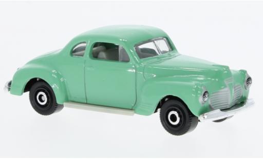 Plymouth Coupe 1/64 Matchbox vert 1941 modellino in miniatura
