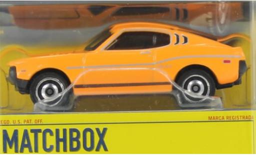 Toyota Celica 1/64 Matchbox GT Liftback orange 1974 1:64 modellino in miniatura