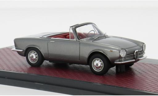 Alfa Romeo Giulia 1/43 Matrix GT Spider Prototipo grau 1963 1:43 modellino in miniatura