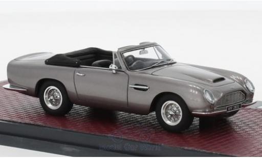 Aston Martin DB6 1/43 Matrix Volante metallico grigio RHD 1968 modellino in miniatura