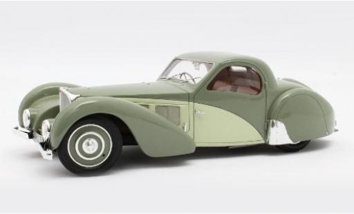 Bugatti 57 1/18 Matrix T SC Atalante verde/verde RHD 1937 Fahrgestell-n° 511 modellino in miniatura