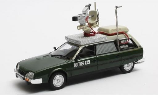 Citroen CX 1/43 Matrix Safari metallico verde/beige RHD BBC 1982 Kamerawagen modellino in miniatura