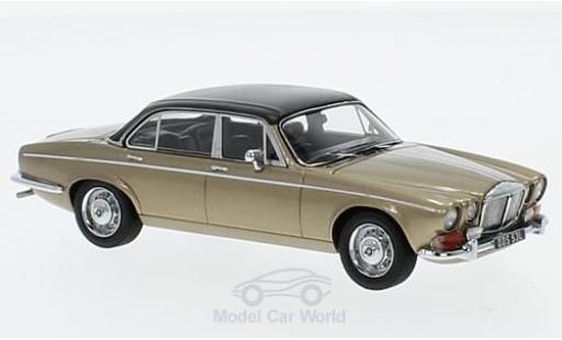 Daimler Double Six 1/43 Matrix Vanden Plas Series 1 metallico marroneee/nero RHD modellino in miniatura