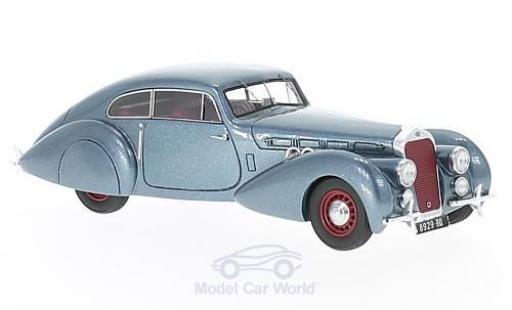 Delage D8-120 1/43 Matrix S Pourtout Coupe metallico blu RHD 1938 modellino in miniatura