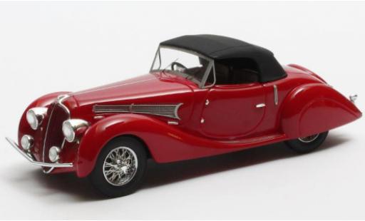 Delahaye 135 1/43 Matrix MS Grand Sports Roadster Figoni Falaschi rosso/nero RHD 1939 modellino in miniatura