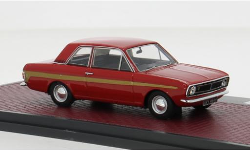 Ford Cortina 1/43 Matrix Lotus MkII rot/gold 1966 1:43 modellino in miniatura