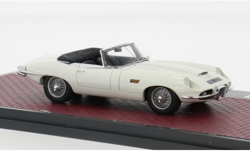 Jaguar E-Type 1/43 Matrix weiss 1964 1:43 modellino in miniatura