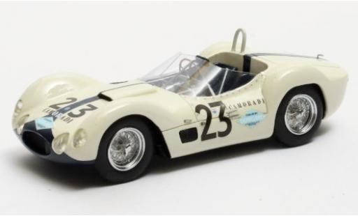 Maserati Tipo 1/43 Matrix 61 Birdcage RHD No.23 Camoradi USA Racing Team 12h Sebring 1960 S.Moss/D.Gurney modellino in miniatura