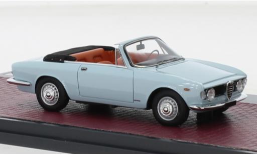 Alfa Romeo Giulia 1/43 Matrix GTC Touring cabriolet blu clair 1964 modellino in miniatura