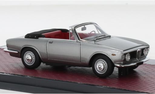 Alfa Romeo Giulia 1/43 Matrix GTC Touring cabriolet metallise grigio 1964 modellino in miniatura