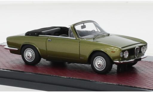 Alfa Romeo Giulia 1/43 Matrix GTC Touring cabriolet metallise verde 1964 modellino in miniatura